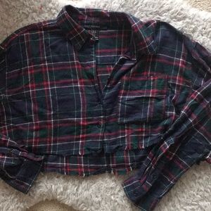 Cropped flannel